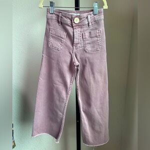 COPY - Zara Girls size 7 acid wash denim. Functional Front pockets w/ raw hem. …